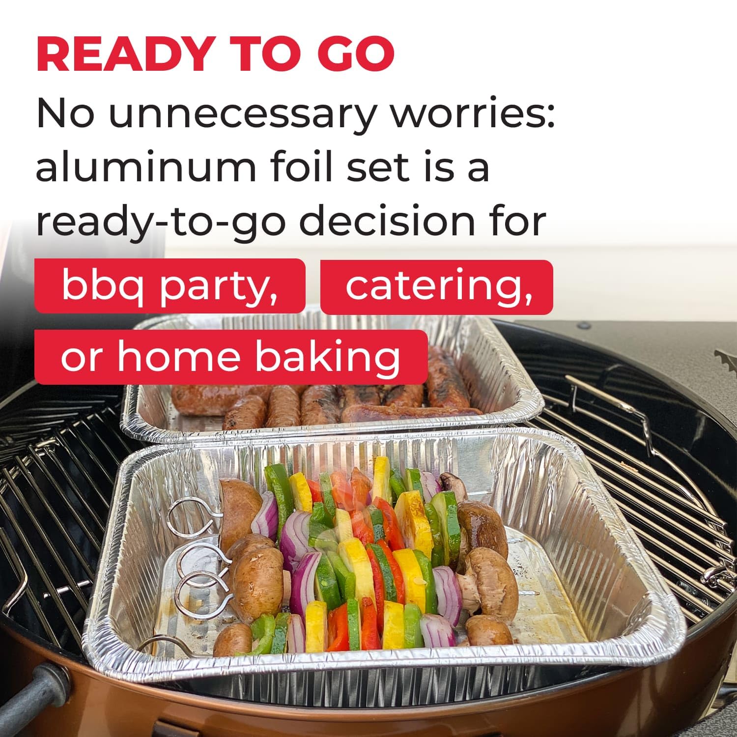 IDL Packaging Aluminum Foil Pans with Lids - 75pc Chafing Dish Set (25 Full Size & 50 Half Size Steam Table Pans) - Disposable Catering Cookware for Buffets, Parties, BBQ, Restaurants & Food Service - Perfect for Meal Prep, Takeout & Large Gatherings