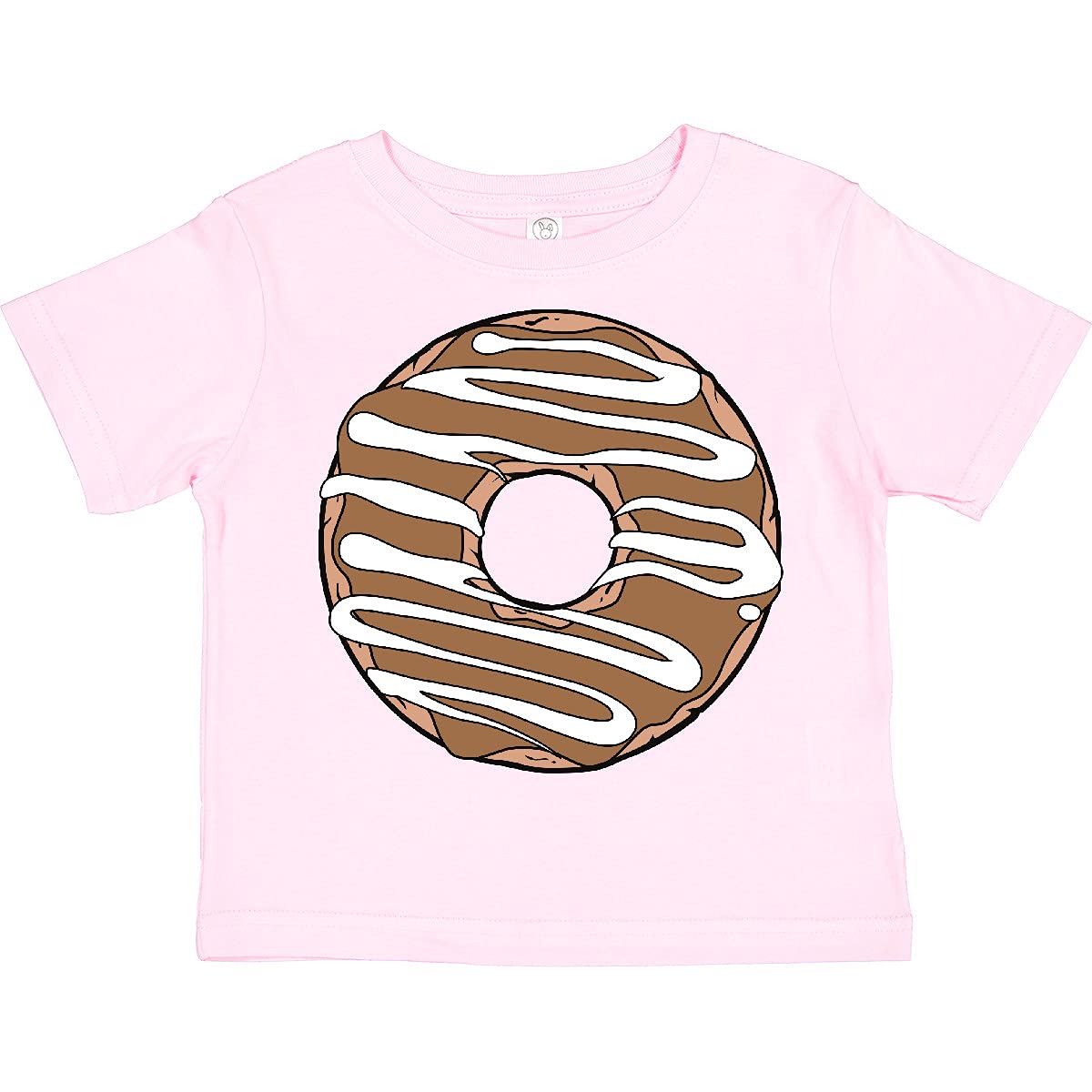 Inktastic Chocolate Donut Toddler T-Shirt - Cute Glazed Doughnut Graphic Tee for Kids | Perfect for Birthday Parties, Playdates & Sweet Treat Lovers