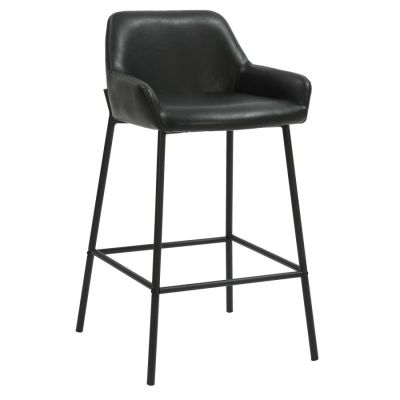 A Tale of Comfort and Style: The Baily 26-Inch Black Counter Stools