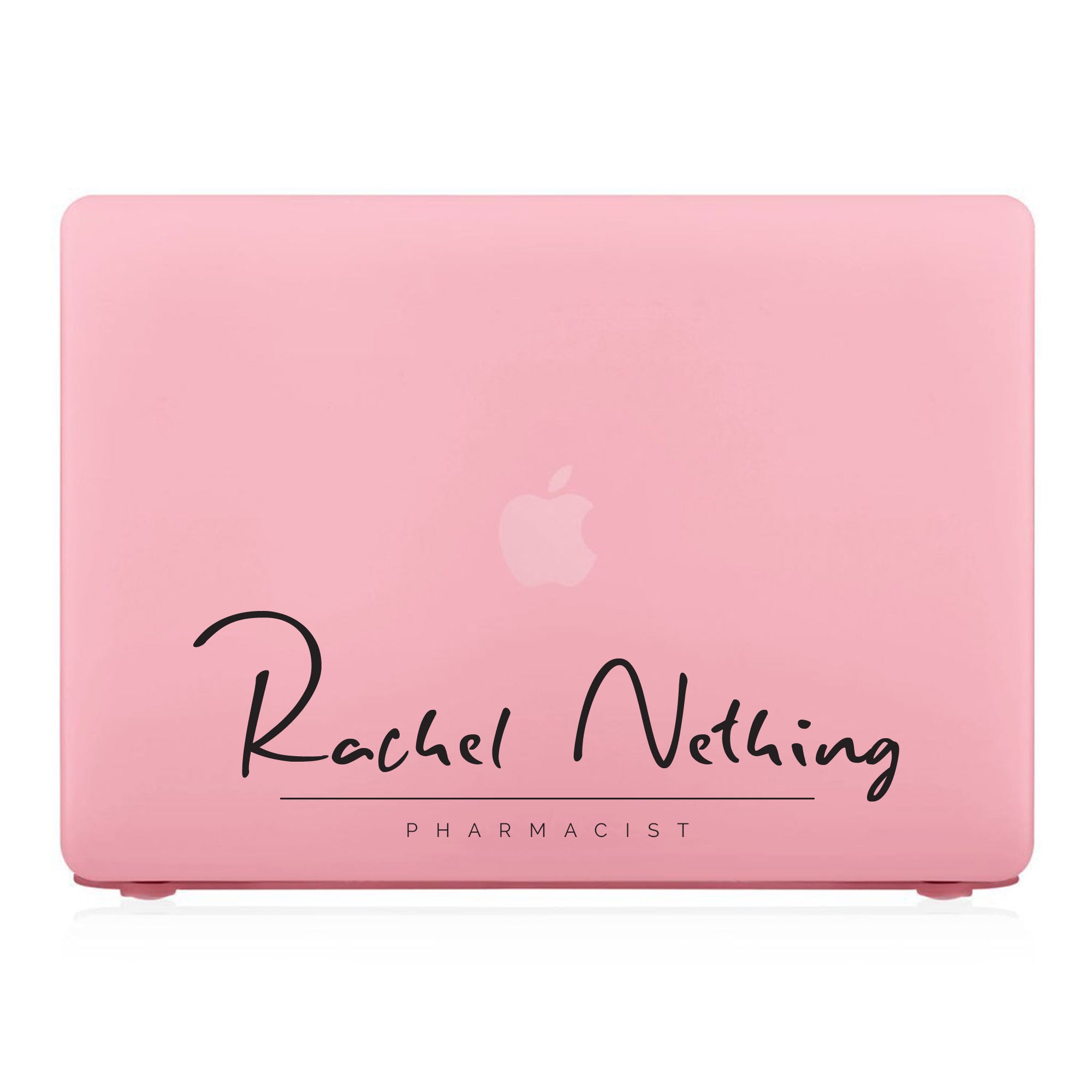 Premium MacBook Case with Custom Name & Occupation Engraving - Stylish & Protective Laptop Cover for Work, School & Travel