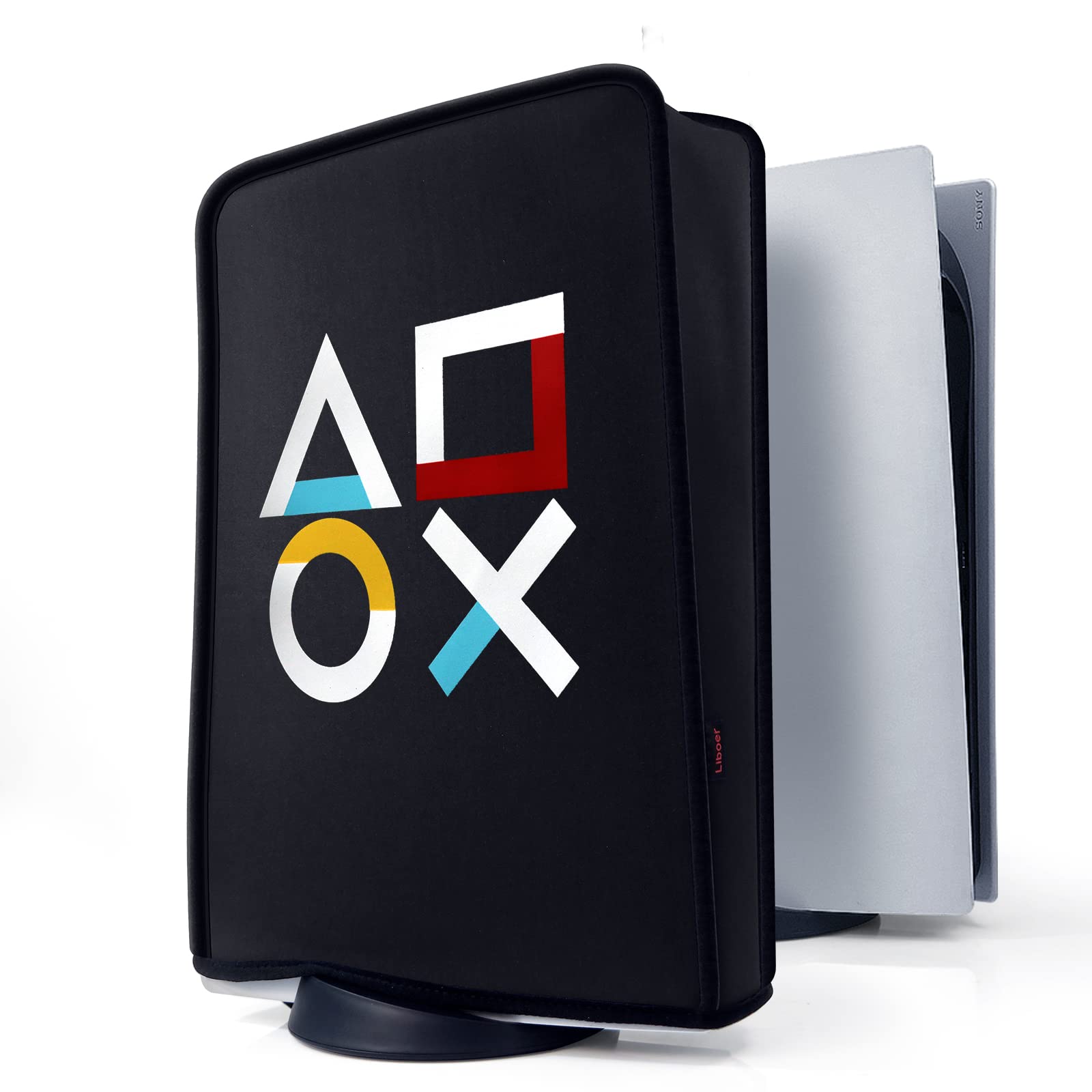 PS5 Dust Cover - Soft Lining Protective Sleeve for Playstation 5 Console (Fits Both Disc & Digital Edition) | Washable, Anti-Scratch, Dustproof | Perfect for Gaming Setup & Storage Protection