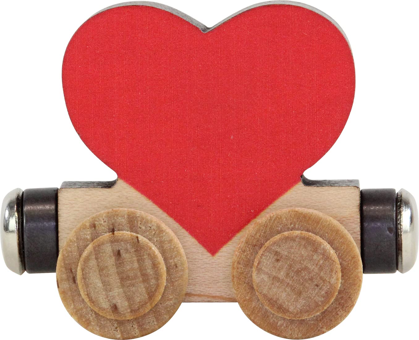 NameTrains Red Heart Train Toy - Handmade in USA for Kids & Collectors | Perfect for Birthday Gifts & Christmas Decorations