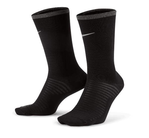 Nike Spark Lightweight Crew Socks - Black Unisex Athletic Socks for Running, Gym & Everyday Comfort