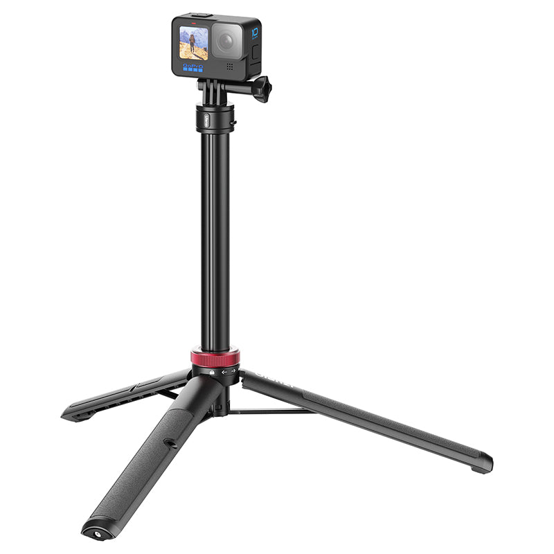 Ulanzi Go Quick II 1.4m Extendable Tripod 3113 - Lightweight Aluminum Travel Tripod with Phone Mount & Quick Release Plate for DSLR Cameras, Vlogging, Photography & Outdoor Adventures