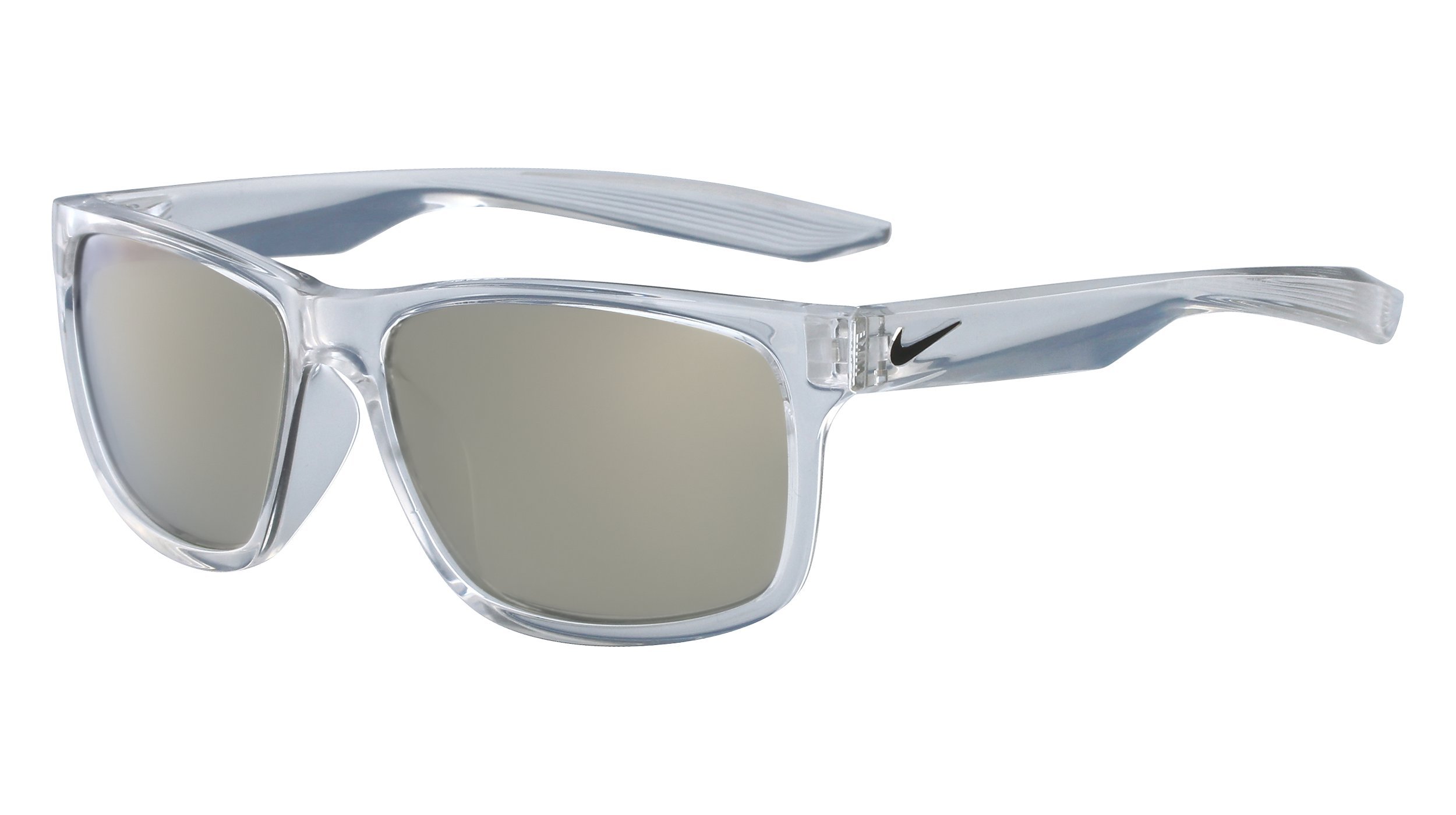 Nike Essential Chaser M Square Sunglasses - Clear Lens 59mm UV Protection for Men & Women - Perfect for Running, Driving, and Outdoor Activities