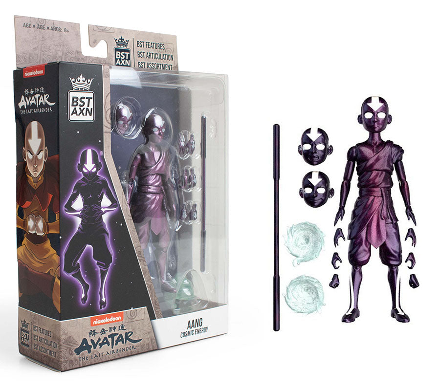 BST AXN 5 Action Figure - Aang Cosmic Energy Avatar The Last Airbender Collectible Toy for Fans | Perfect for Display, Gifts, and Cosplay