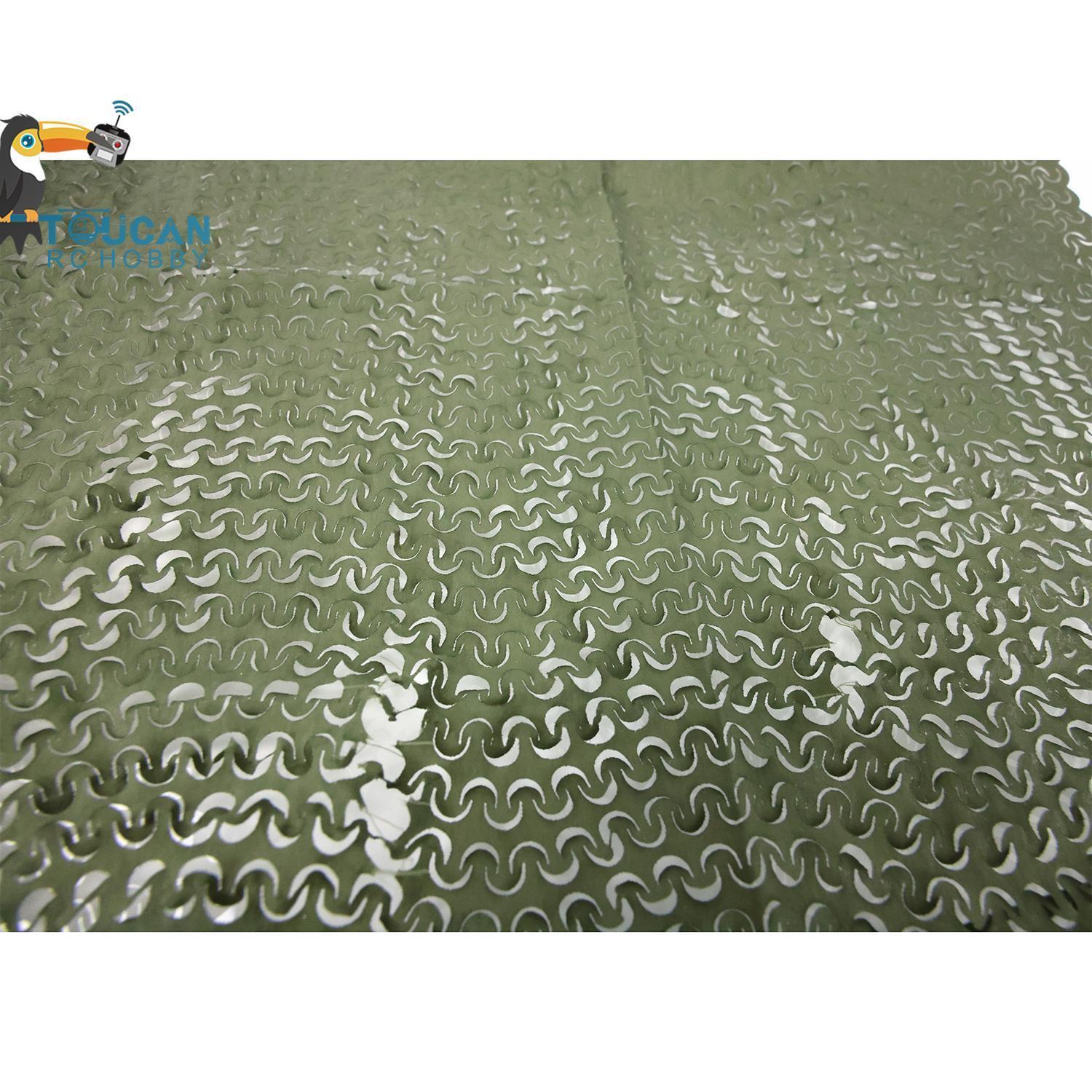 1:16 Scale Henglong Camouflage Net for RC Tanks - Tiger I & Challenger II Military Model Accessory | Realistic Battlefield Display & DIY Decoration | Perfect for RC Tank Battles, Military Collections & Model Displays