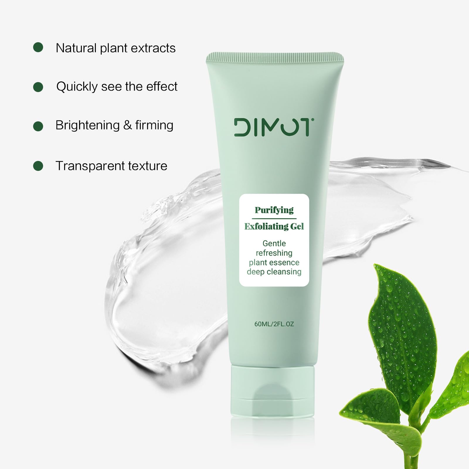 Deep Cleansing Exfoliating Gel for Face - Purifying Scrub Removes Dirt & Oil, Moisturizing Facial Cleanser for Smooth Skin | Perfect for Daily Skincare Routine & Acne-Prone Skin