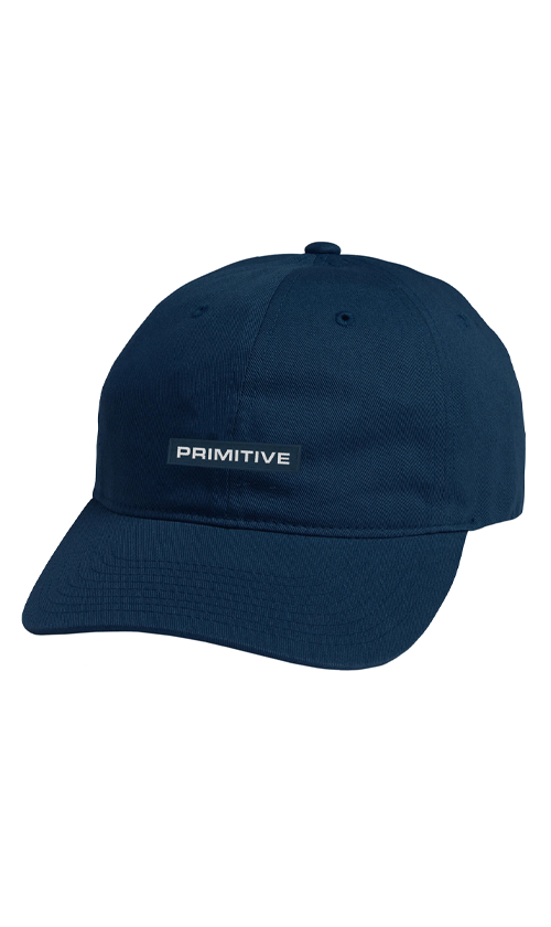 Primitive Skateboards Adjustable Snapback Cap - Blue & White Logo - Unisex Baseball Hat for Men & Women - Perfect for Skateboarding, Streetwear & Casual Outfits