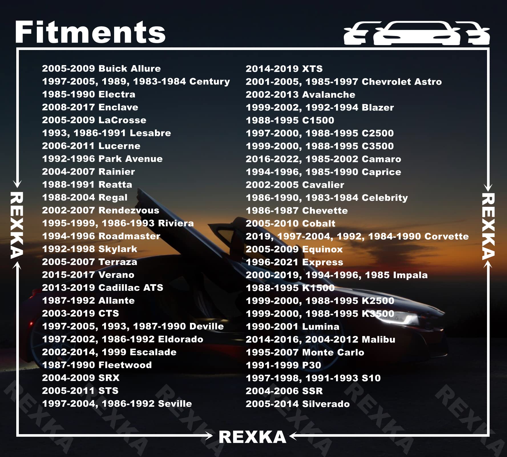 Rexka 25pcs M6-1.0 Front Bumper Cover Splash Shield Grill Extruded U Nuts - Compatible with GM 11609385 for Chevy Silverado, GMC Sierra, Trucks, SUVs & Pickups - Heavy Duty Auto Fasteners for DIY Repair & Off-Road Maintenance - Ideal for Bumper Replacement, Underbody Protection & Vehicle Upgrades - Perfect for Home Mechanics, Auto Shops & Off-Road Enthusiasts