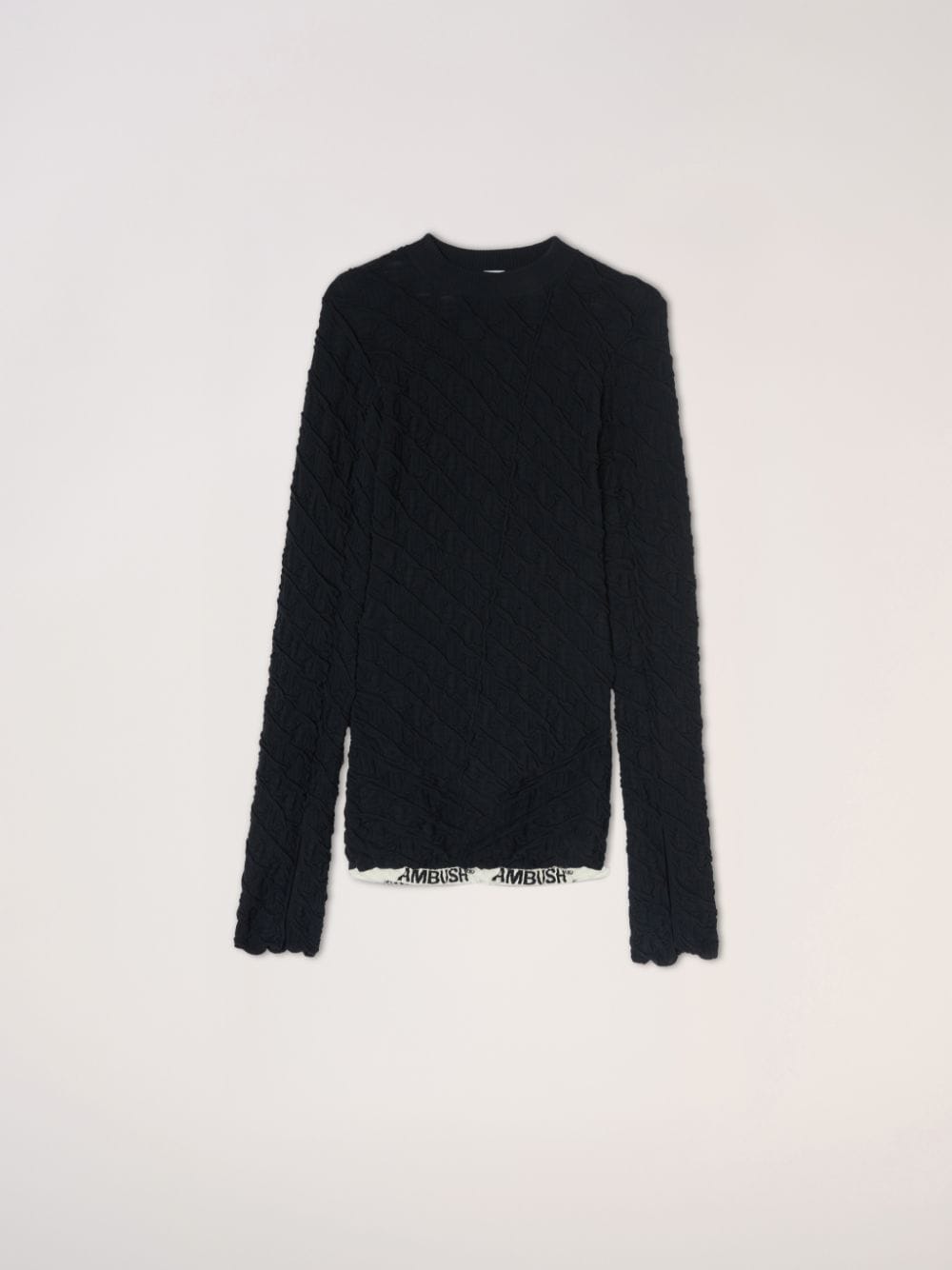 Stylish Ambush Black Sweaters for Women & Men - Trendy Oversized Knit Pullovers for Casual Wear & Street Fashion
