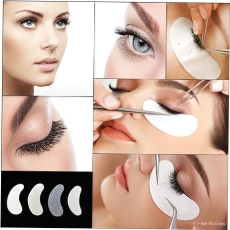 Premium Eyelash Extension Supplies - Hypoallergenic Lint-Free Gel Eye Pads for Professional Lash Application | Comfortable Eye-Sized Patches for Salon & Home Use | Essential Beauty Tools for Lash Technicians & DIY Enthusiasts