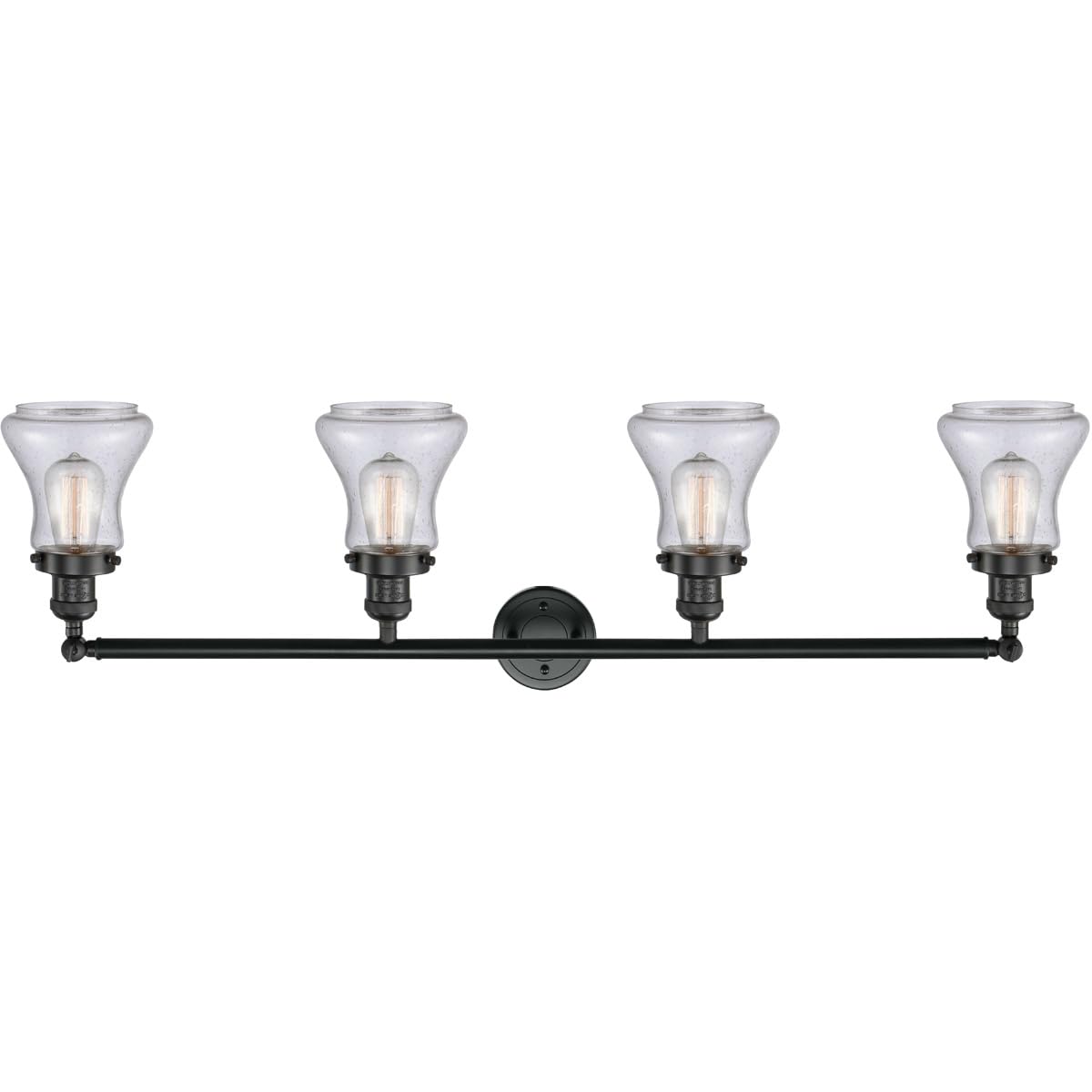 Franklin Restoration Collection 215-BK-G194-LED Black LED Bathroom Vanity Mirror with Modern Design - Perfect for Contemporary Bathrooms & Makeup Stations