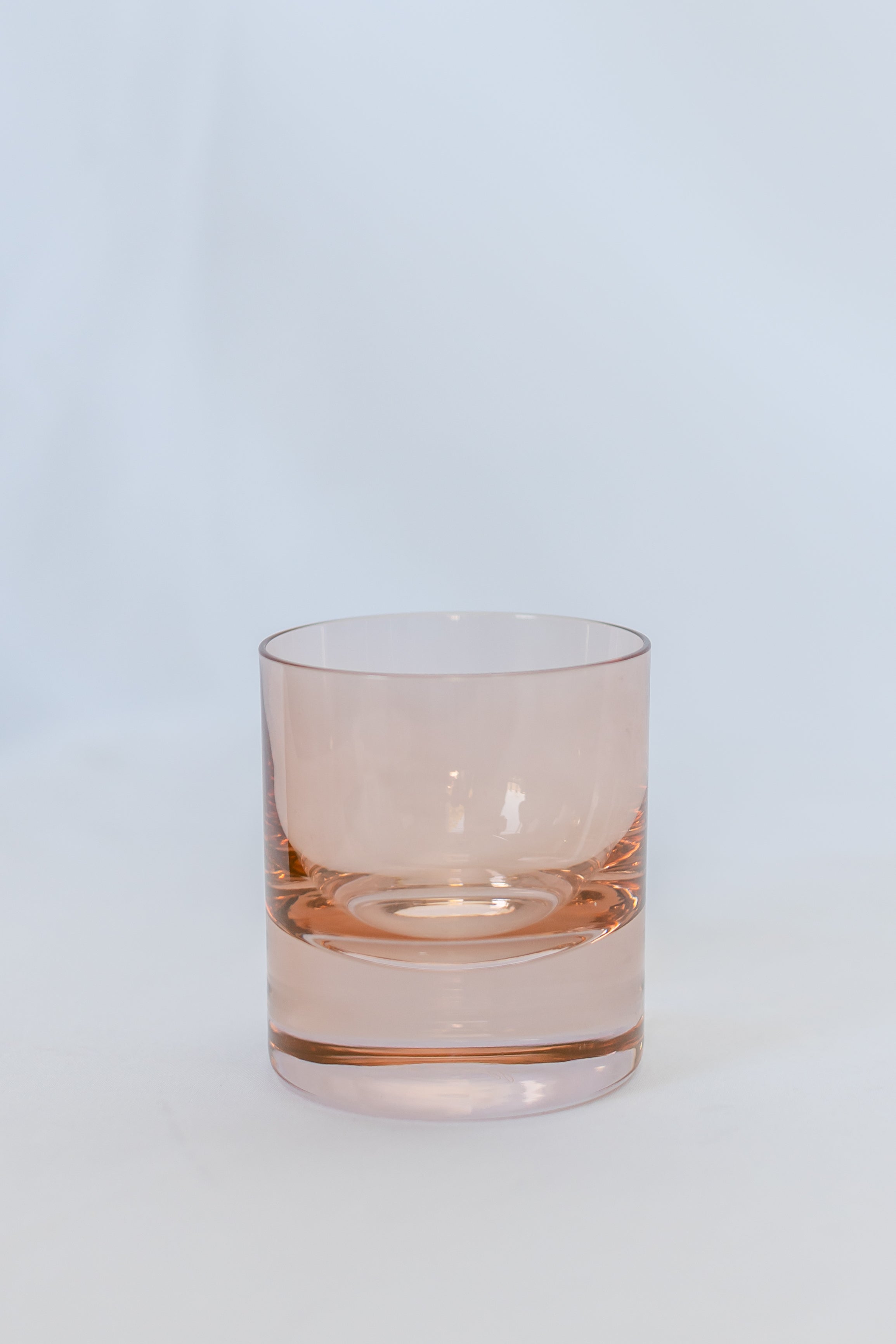 Estelle Colored Rocks Glass Set of 6 - Elegant Blush Pink Drinking Glasses for Cocktails, Whiskey & Iced Tea | Perfect for Home Bar, Dinner Parties & Gifts