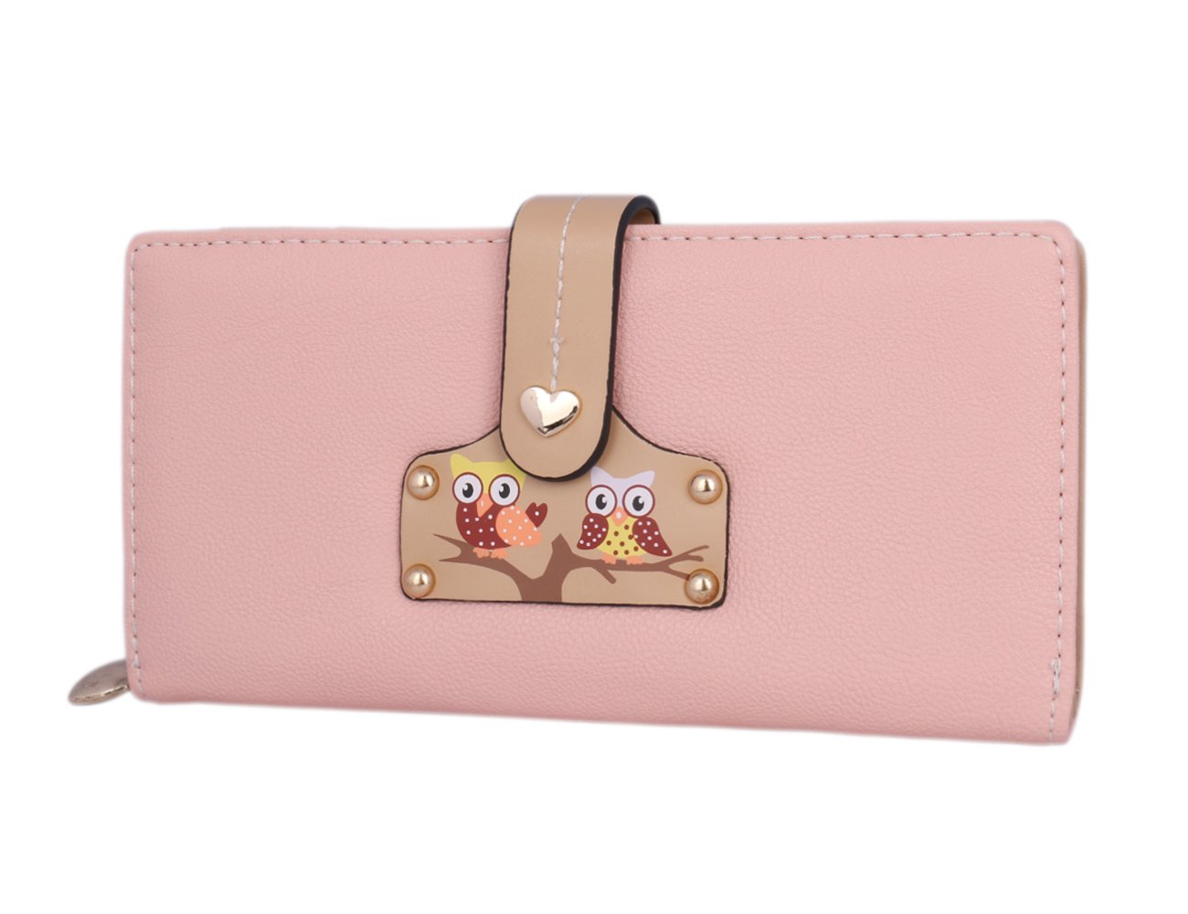 Women's Large RFID Blocking Wallet with Bird Snap Closure - Stylish & Practical Purse for Everyday Use, Travel, and Shopping