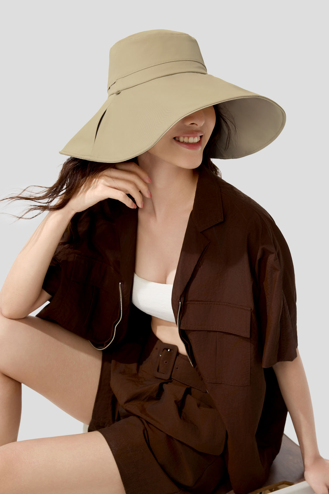 Women's Reversible Sun Hat UPF50+ - Dual Sided Fisherman Hat for Beach, Outdoor & Summer Activities