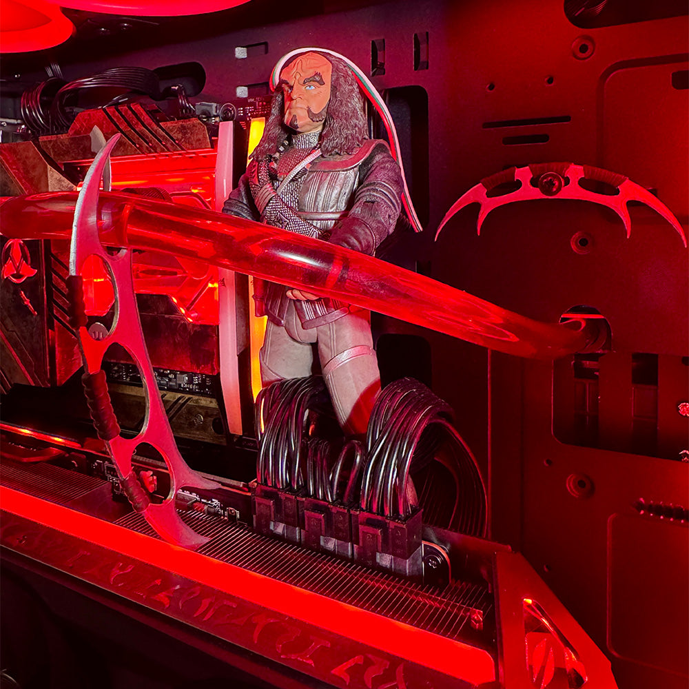 Geek Machine™ XL Star Trek Klingon Edition Gaming PC - High Performance Computer for Trekkies & Gamers | Perfect for Sci-Fi Gaming, Streaming & Collectors