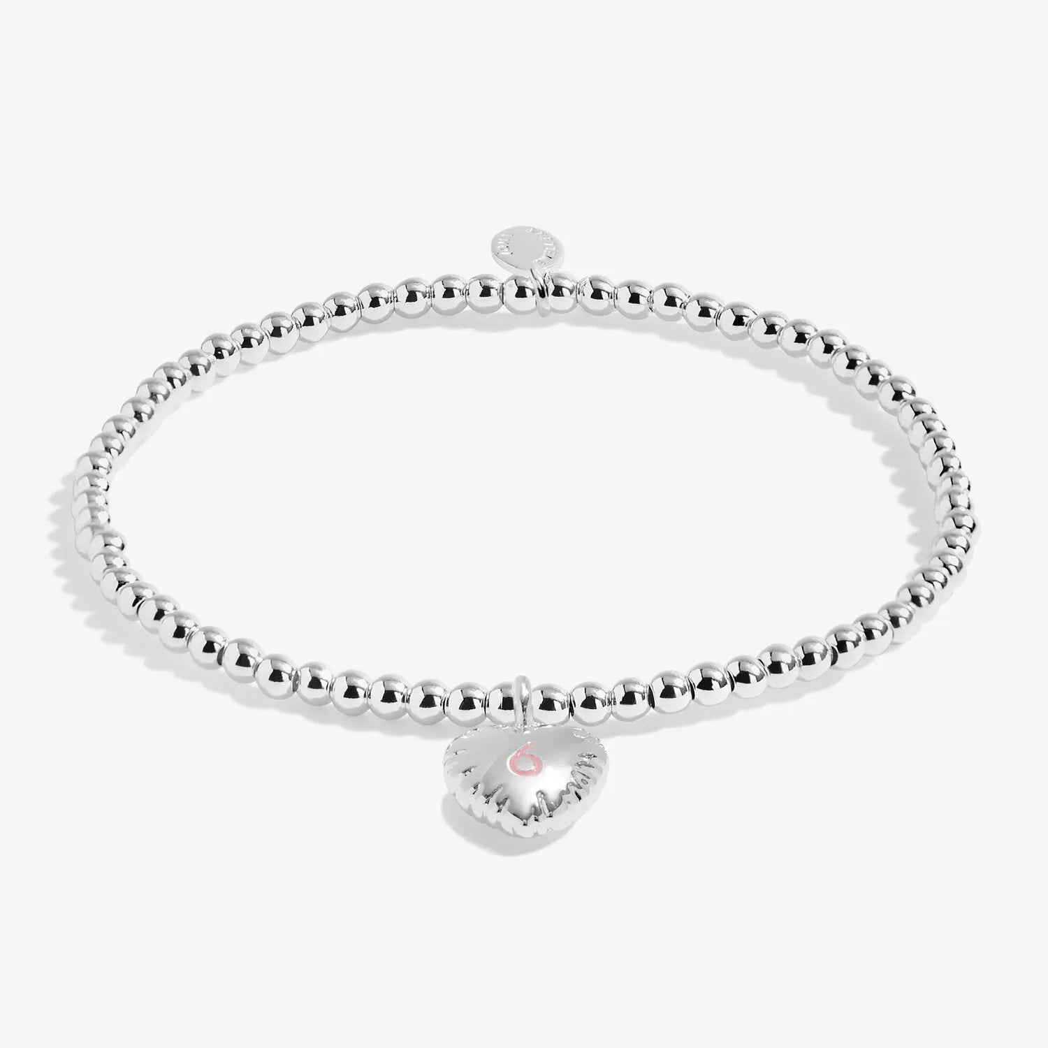 Joma Jewellery Kids Confetti Bracelet - 6th Birthday Gift for Girls, Adjustable Beaded Friendship Bracelet for Children's Party Favors & Birthday Celebrations
