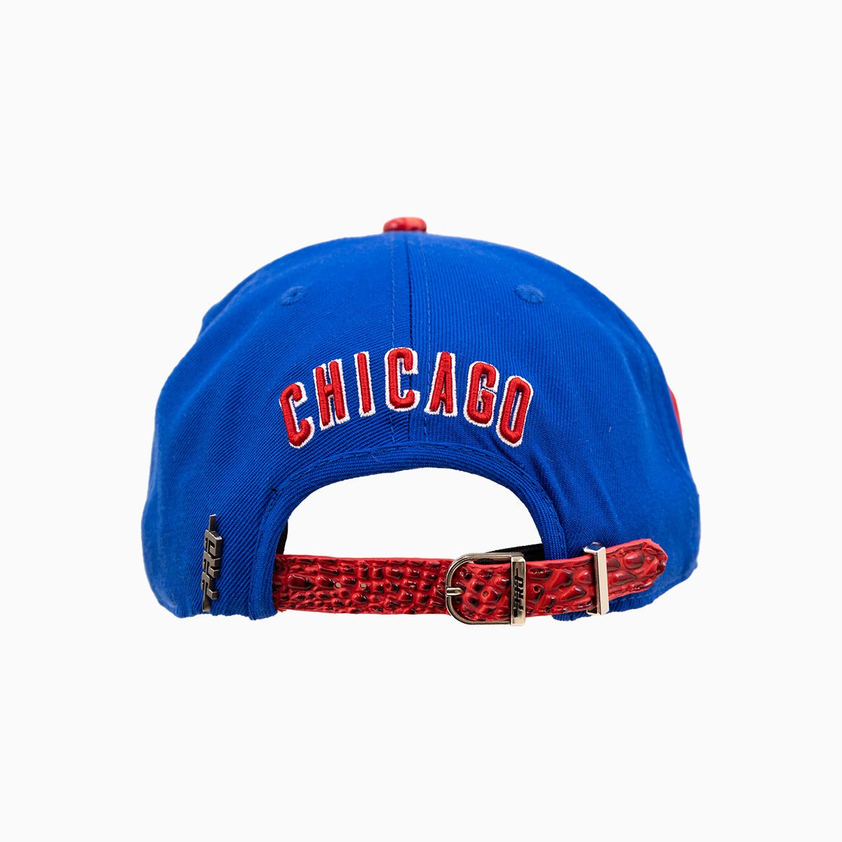 Chicago Cubs MLB Official Leather Visor Wool Snapback Hat - Adjustable Baseball Cap for Men & Women - Perfect for Games, Tailgating & Fan Gear Collection