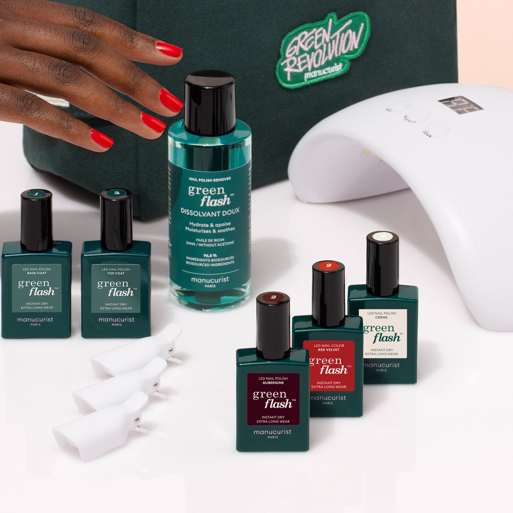 LED Nail Polish Super Starter Kit - Crush On You Trio Set for Gel Manicures at Home | Perfect for DIY Nails, Salon-Quality Results & Gift Giving