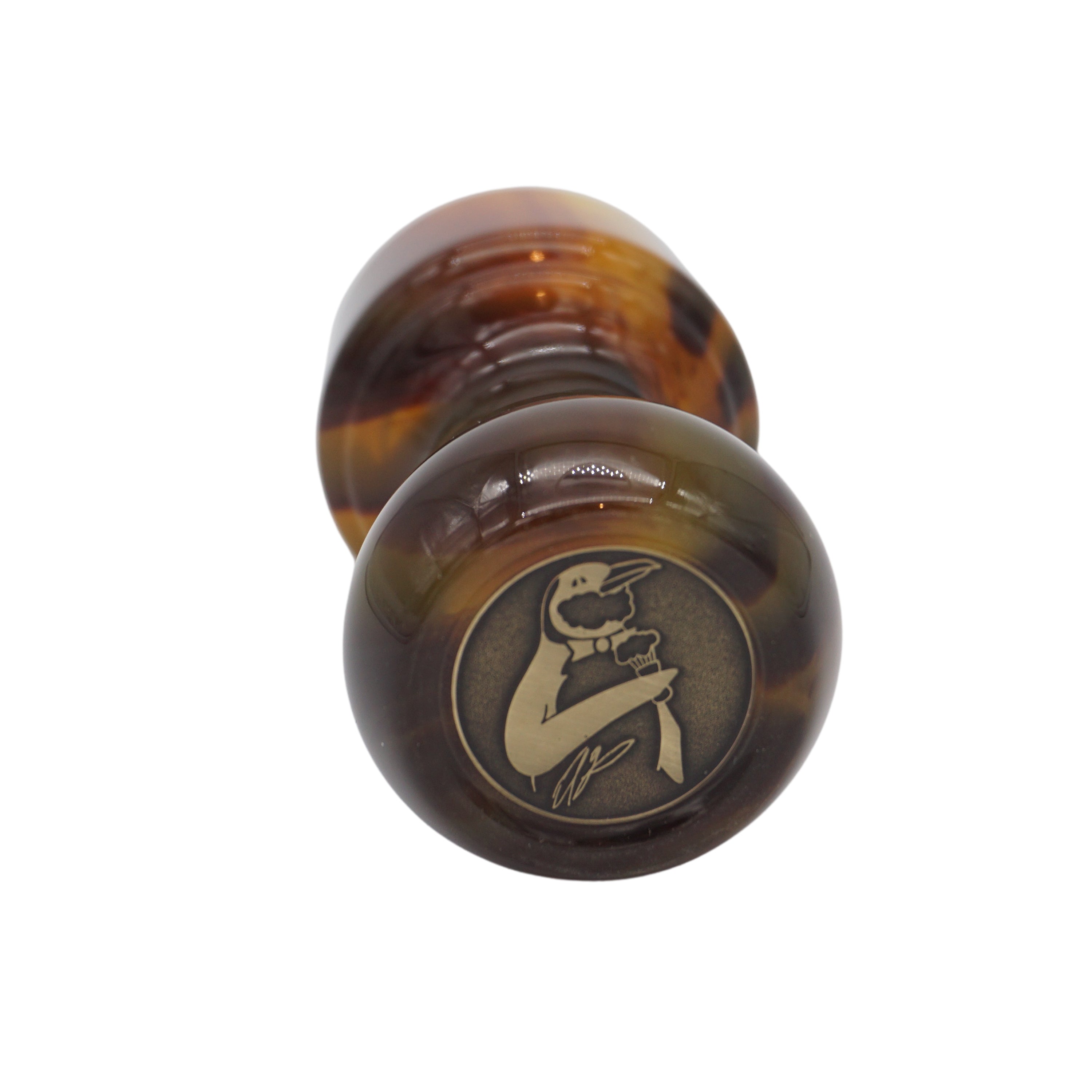 Premium Tortoise Handcrafted Shaving Brush Handle - Fits 20mm & 22mm Knots - Perfect for Wet Shaving & Grooming Gifts for Men