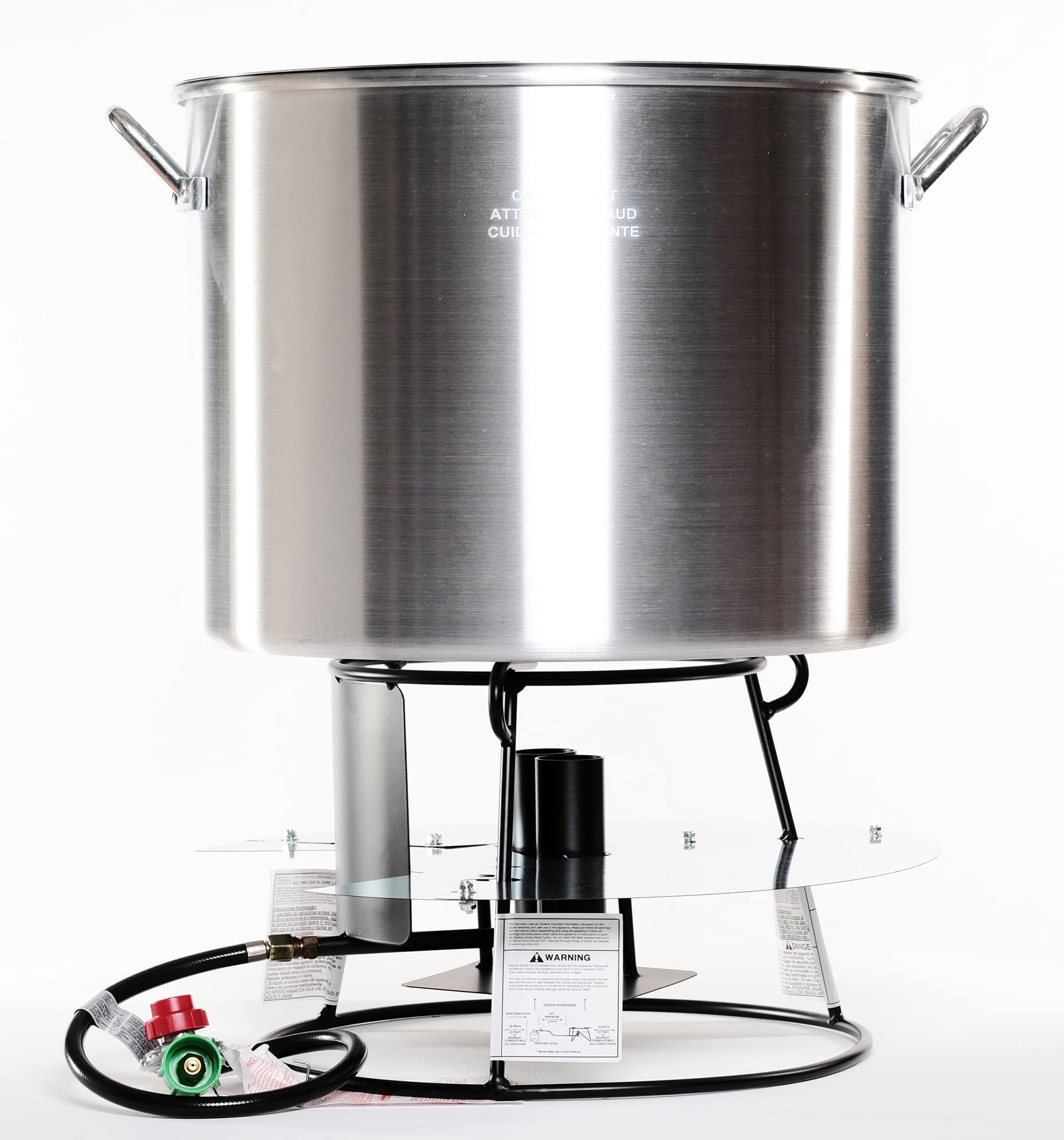 King Kooker 9013N Outdoor Jet Cooker Package with 90 Quart Pot - High-Pressure Outdoor Cooking System for Camping, Tailgating & Large Group Events