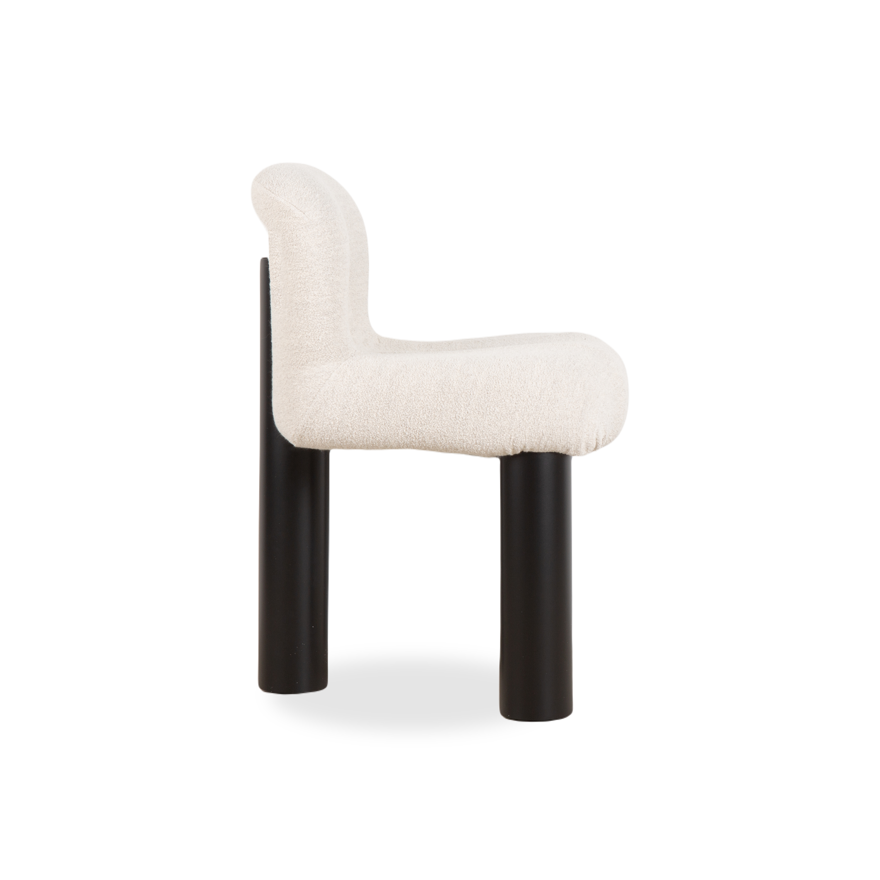Botolo High Side Chair - Modern Dining Chair with Wooden Legs for Kitchen, Restaurant & Home Decor - Comfortable & Stylish Seating Solution