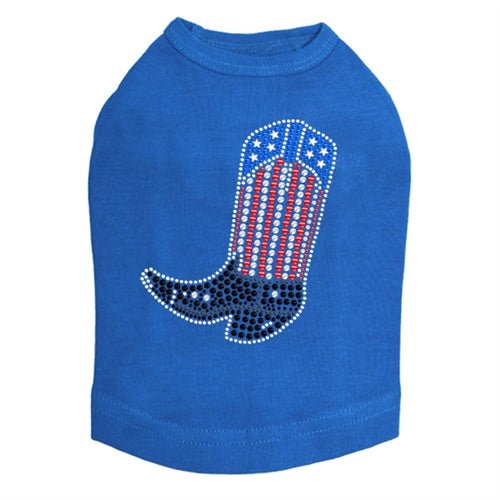 Red White & Blue Rhinestone Tank Top - Patriotic American Flag Design, Women's Sparkly Sequined Casual Shirt for 4th of July, Independence Day & Summer Parties