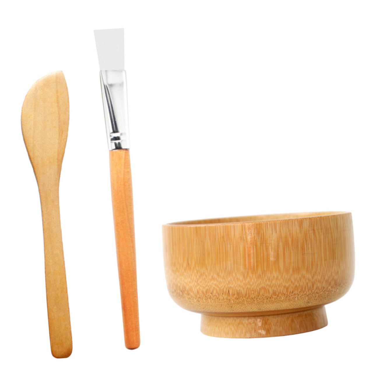 FRCOLOR Professional Mask Mixing Bowl Set with Stirring Bowl & Applicator - Salon-Grade Face Mask Mixing Tools for Spa, Facial & Beauty Treatments at Home or Salon