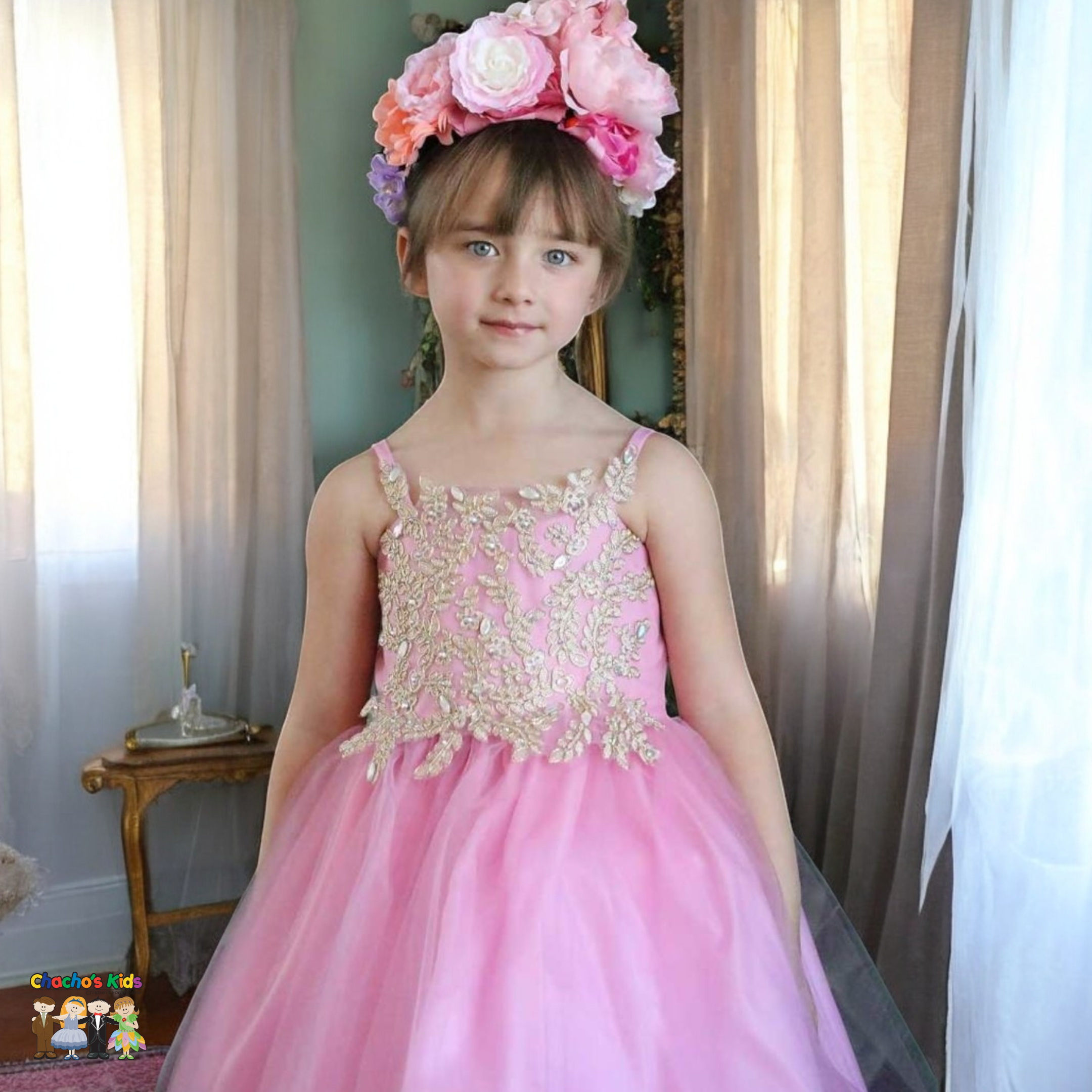Elegant Flower Girl Dress for Weddings & Special Occasions - Style D778 | Perfect for Bridal Showers, Birthday Parties & Formal Events