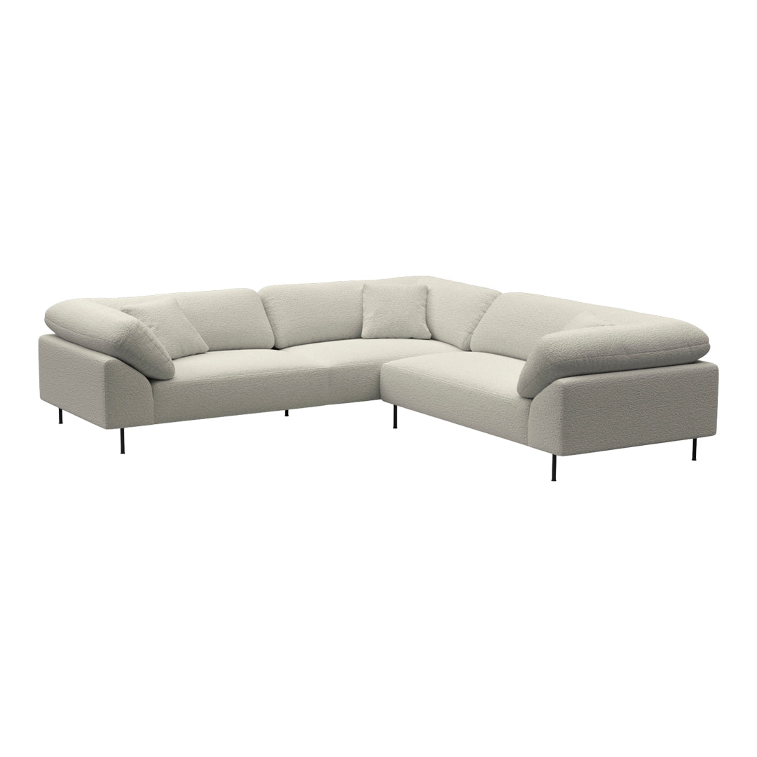 Modular Sectional Sofa with Pre-Configured Collar Design - 4-Piece Living Room Set for Modern Home Decor | Perfect for Small Spaces, Apartments & Cozy Family Gatherings