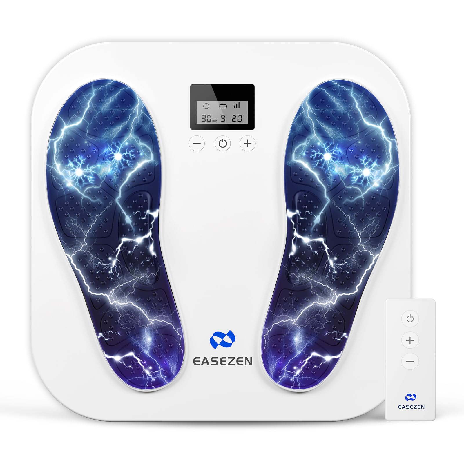 TENS EMS Foot Massager for Neuropathy Relief - 10 Modes & 20 Intensity Levels for Plantar Fasciitis, Swelling & Circulation - Ideal for Home Use & Gifts for Parents (FSA/HSA Eligible) - Perfect for Relaxation & Pain Management After Workouts or Long Standing