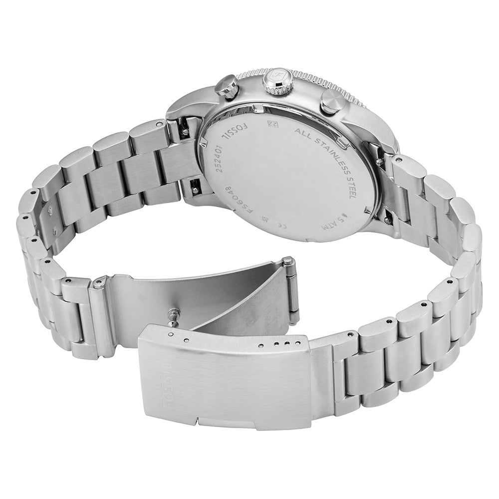 Fossil Sport Tourer FS6048 Chronograph Watch for Men - Waterproof Stainless Steel Casual Dress Watch - Perfect for Business, Outdoor & Everyday Wear