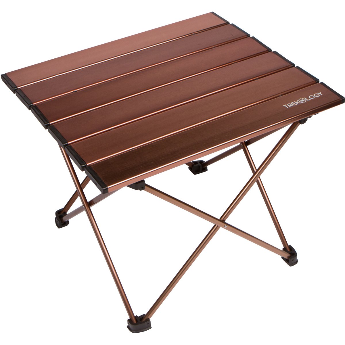 Portable Aluminum Folding Camping Table - Lightweight Beach & Outdoor Side Table for Picnics, BBQ, Backpacking & Beach Trips | Compact Foldable Design for Easy Transport & Storage
