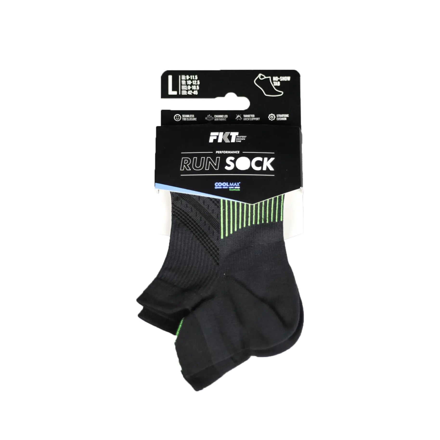 FKT No Show Running Socks for Men & Women - Breathable Anti-Slip Athletic Socks for Jogging, Gym, Workout & Everyday Wear