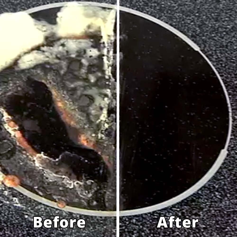 Rejuvenate Glass and Ceramic Cooktop Cleaner & Oven Restorer - 10oz Powerful Stain Remover with Free Applicator Pad - Eliminates Burnt-On Grease & Food Residue - Perfect for Stovetops, Ovens, and Kitchen Appliances