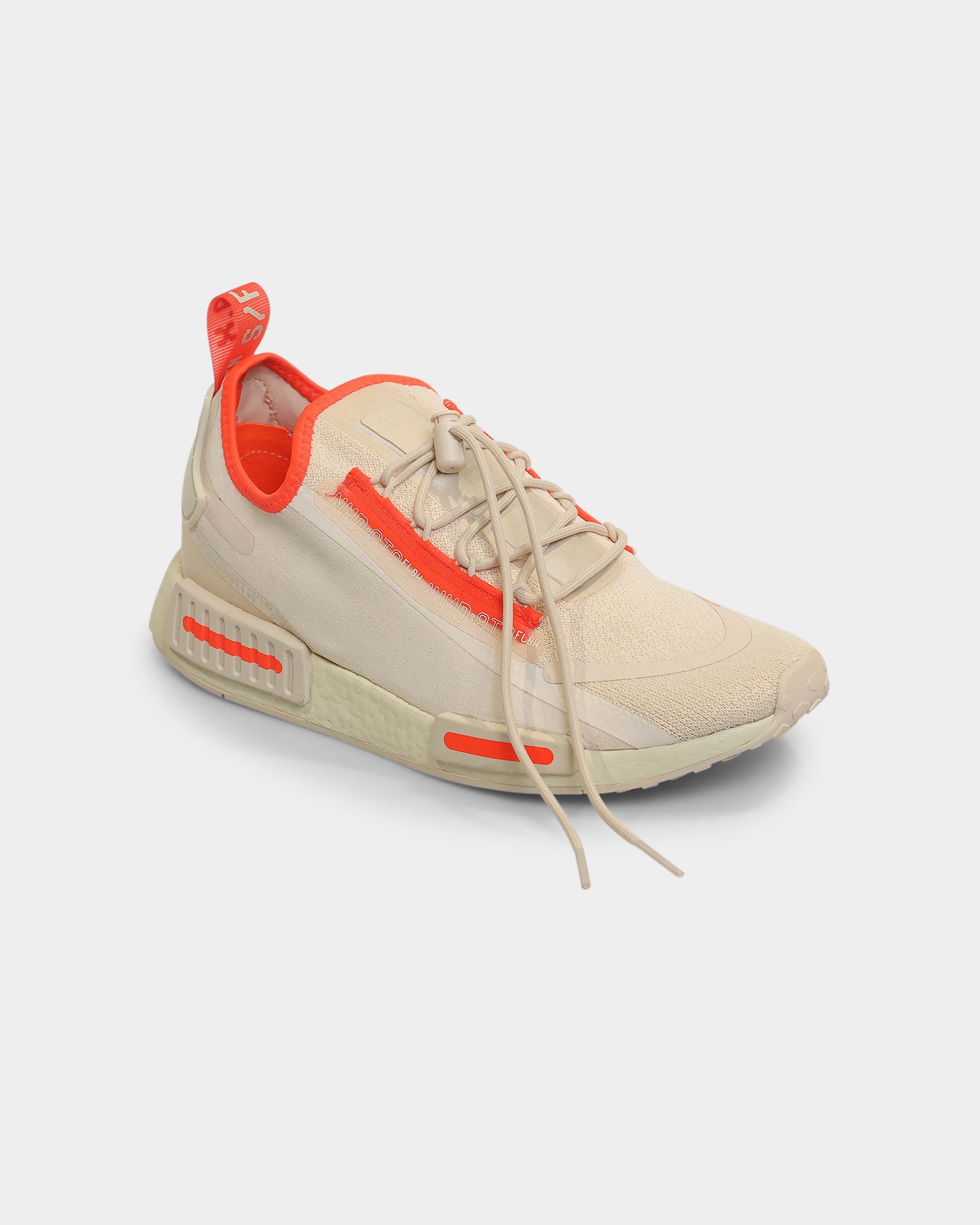 Adidas NMD_R1 Spectoo Running Shoes - Halo Ivory, Lush Red & Cream White | Men's & Women's Sneakers for Casual Wear, Gym & Street Style