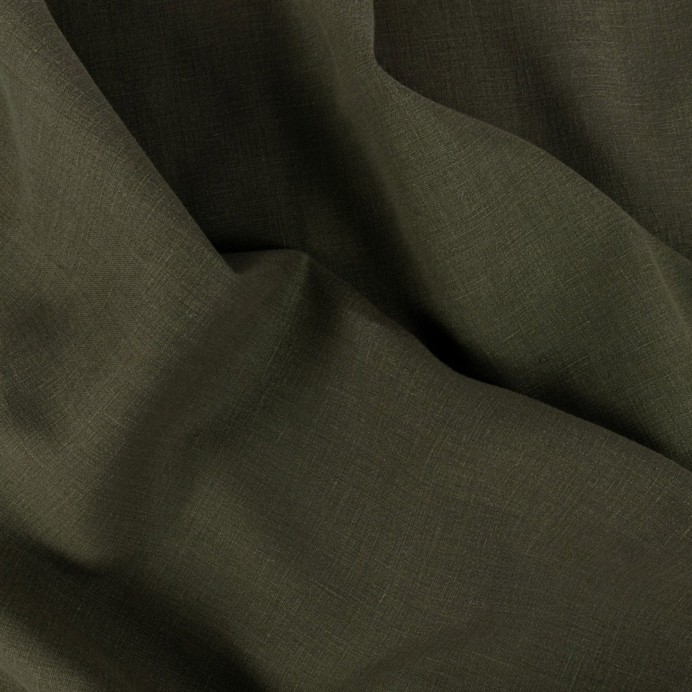 Premium Tuscany Linen Fabric - Soft Natural Moss Green Color for Home Decor, Upholstery & DIY Sewing Projects | Perfect for Curtains, Pillows & Table Runners
