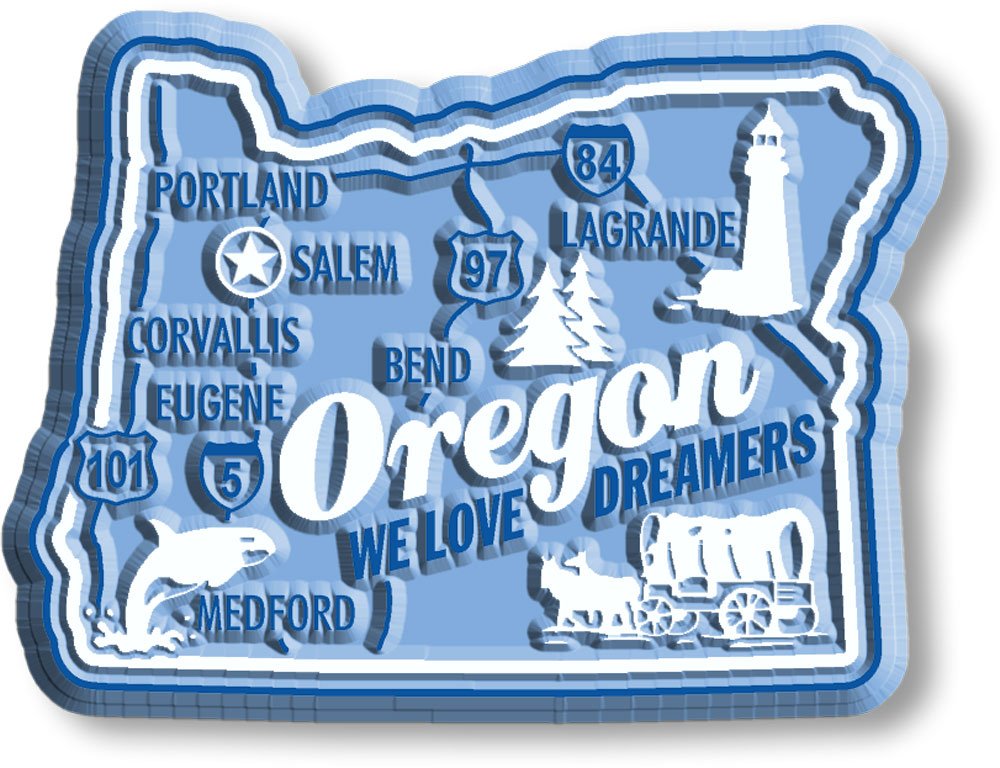 51-Piece Premium U.S. State Map Magnet Set - Collectible Souvenirs Made in USA - Perfect for Refrigerators, Office Decor & Travel Memories