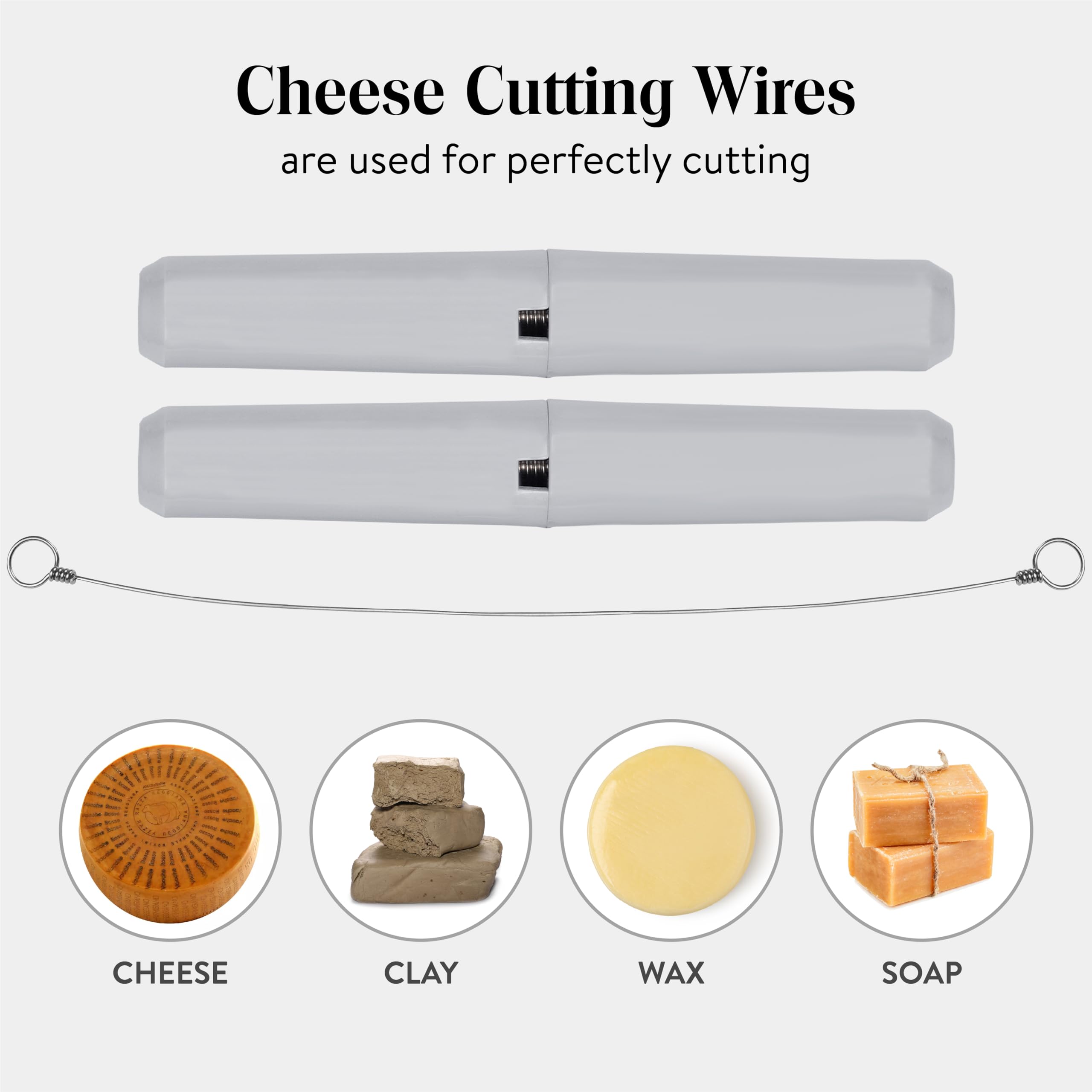 Premium Stainless Steel Cheese Cutting Board Set - 24