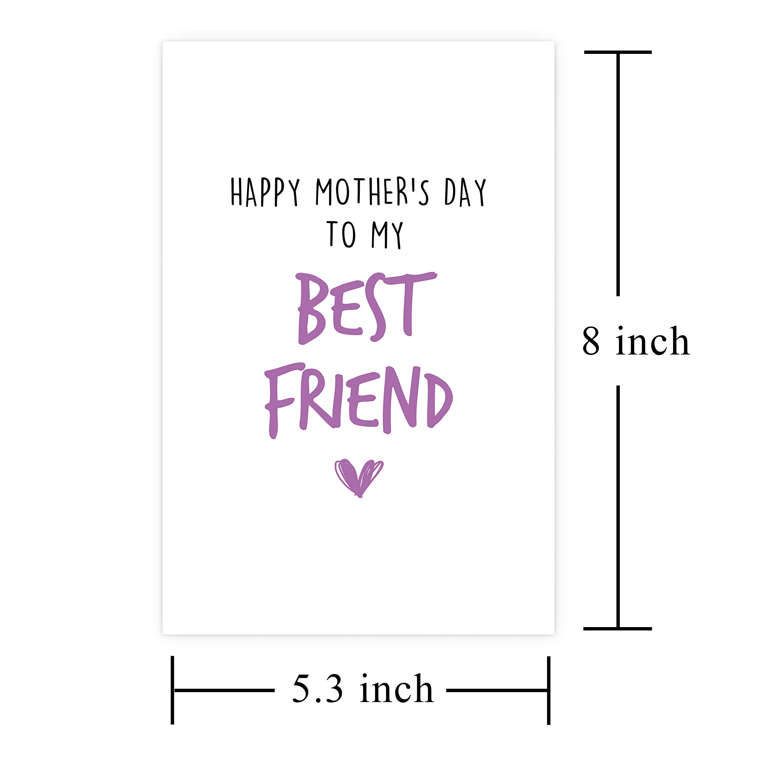 Funny Mother's Day Card for Mom - Best Friend Greeting Card from Daughter/Son - Perfect for Gifts & Celebrations