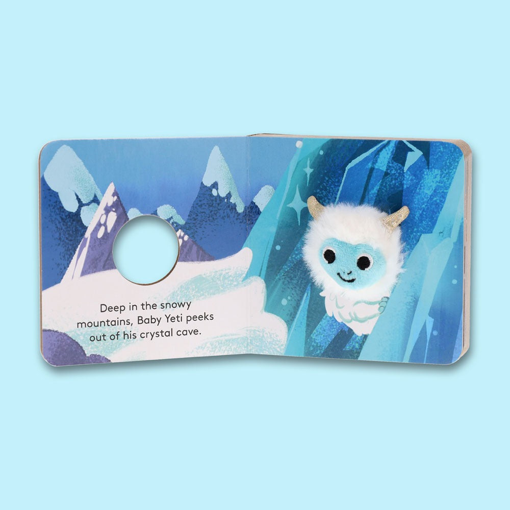 Baby Yeti Finger Puppet Board Book - Interactive Storytime Fun for Toddlers & Preschoolers