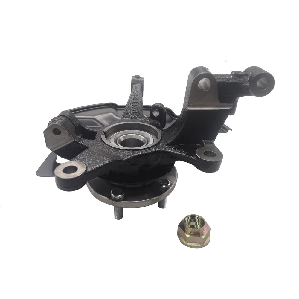 Mazda CX-7 CX-9 Left Suspension Knuckle with Wheel Hub Bearing - R9-60047SKA - Replacement Part for Smooth Ride & Handling - Perfect for Off-Roading, Daily Commuting & Performance Upgrades
