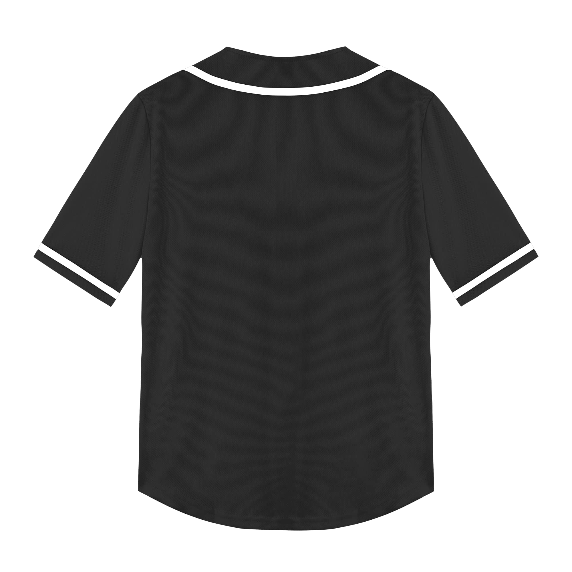 Women's Baseball Jerseys - Blank Button Down V-Neck Softball Team Uniform with Wide Stripes | Fashionable Short Sleeve Top for Casual Wear, Sports Games & Team Events