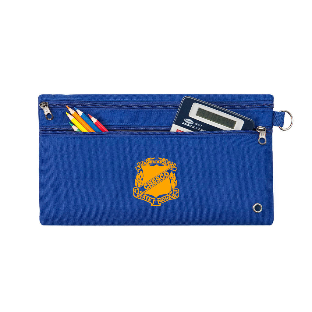 Scarborough State School Pencil Case - Durable Zipper Pouch for Students, Kids & Teachers - Perfect for School Supplies, Art Tools & Office Organization