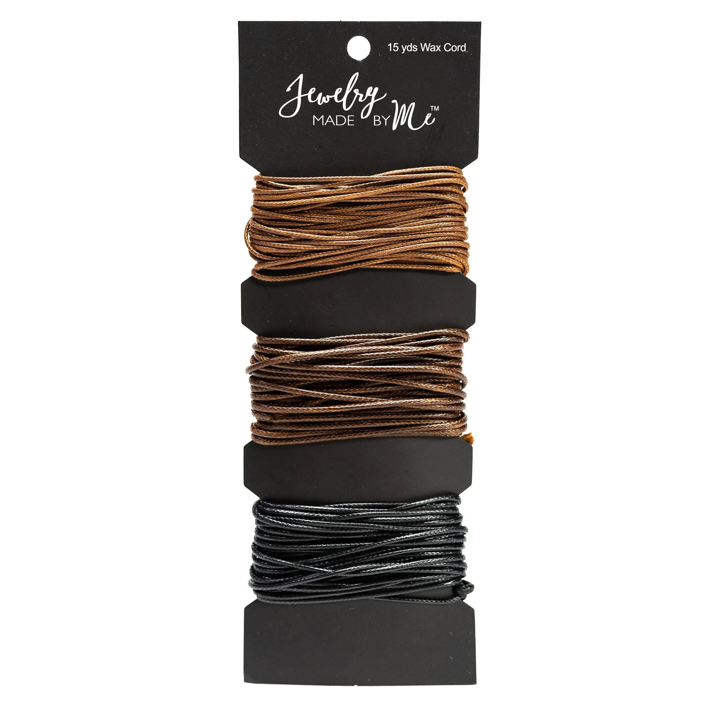 Handmade Wax Cording for Jewelry Making - 5 Yards per Color (Assorted Colors) - Perfect for DIY Bracelets, Necklaces, and Craft Projects