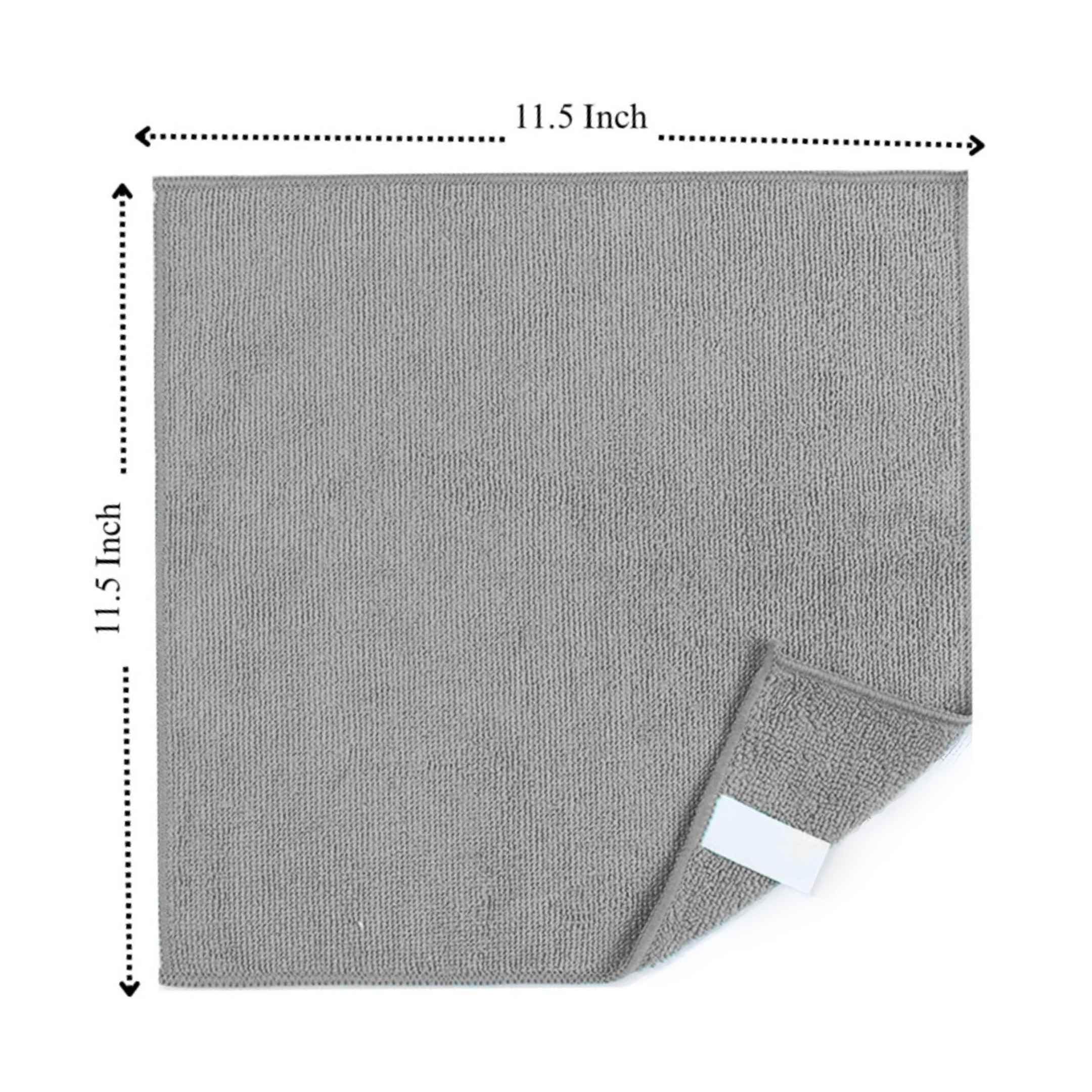Premium Microfiber Cleaning Cloths for Kitchen, Home & Car - 300GSM Super Absorbent, Lint-Free Towels (24-Pack, Gray) - Perfect for Dishes, Countertops, Windows & Auto Detailing