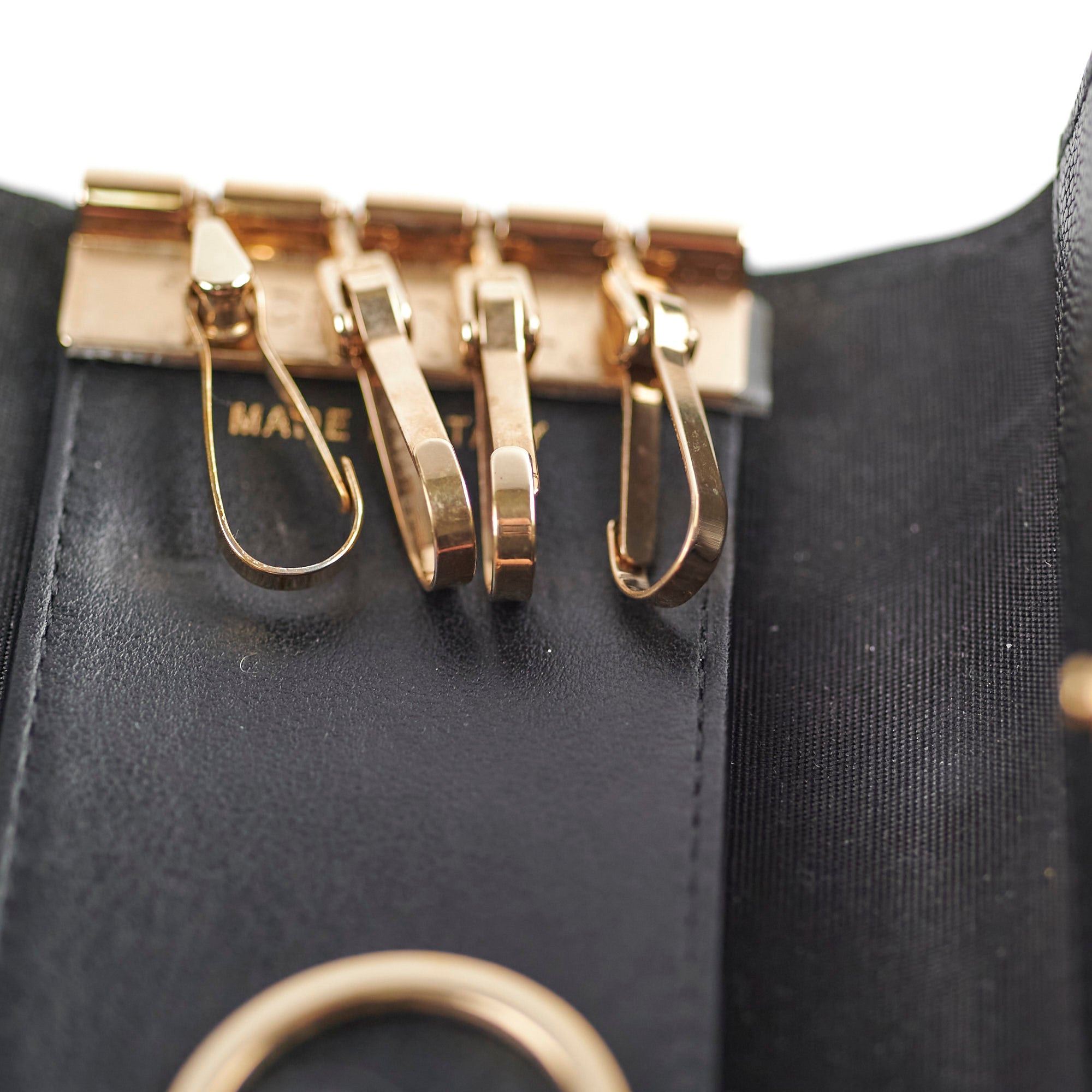 Chanel Caviar Leather Boy Key Holder - Black Luxury Keychain for Women | Perfect for Keys, Cards & Everyday Essentials