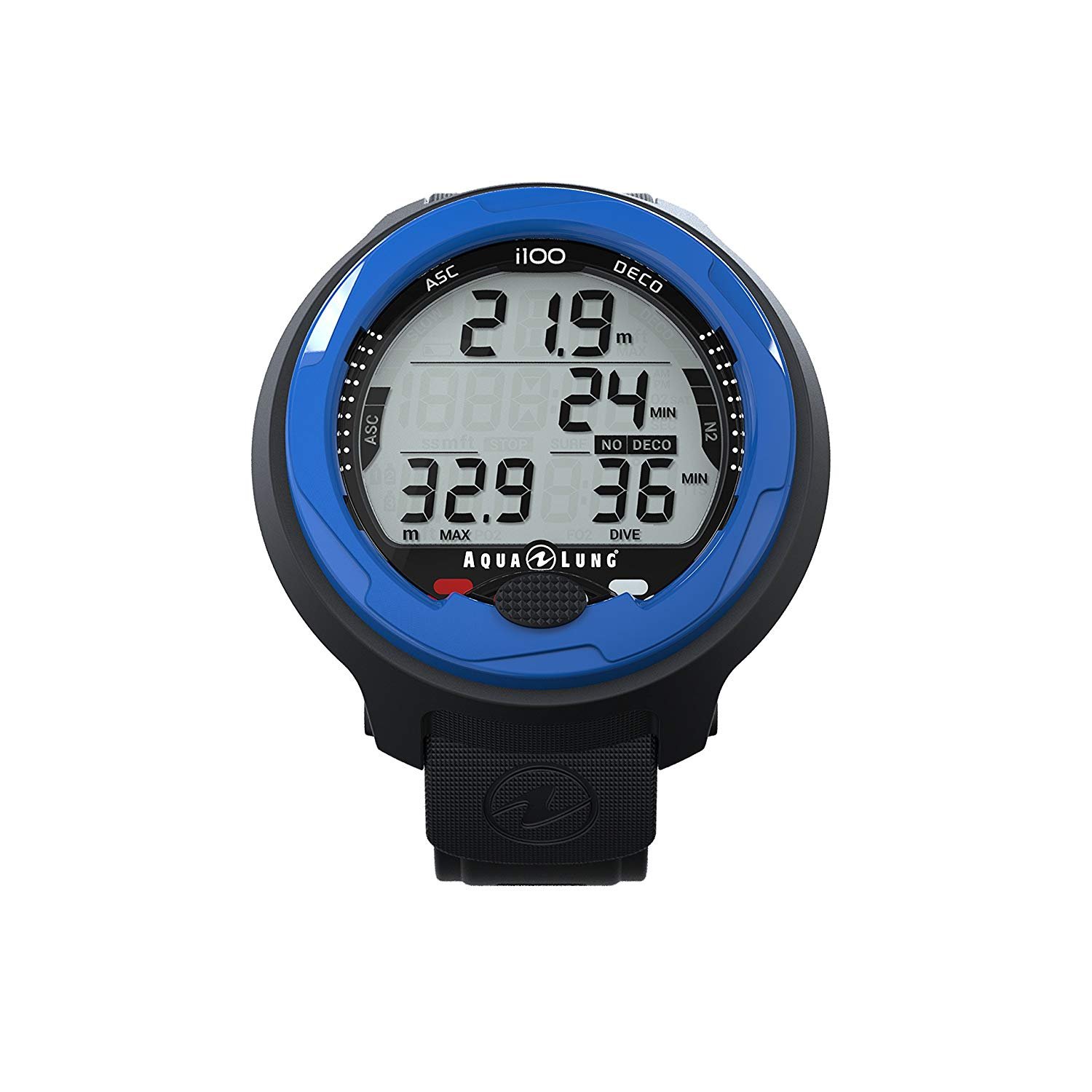 Aqua Lung i100 Dive Computer - Blue | Scuba Diving Gear for Recreational & Technical Divers | Perfect for Underwater Exploration & Marine Adventures