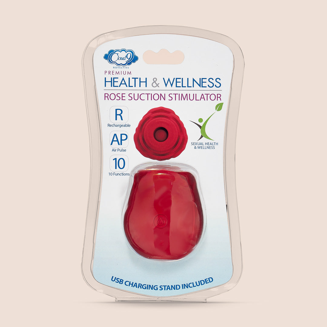 Premium Rose Suction Stimulator for Women - Air Pulse Clitoral Suction Massager | Enhance Intimacy & Solo Pleasure | Perfect for Couples Play & Self-Care Moments